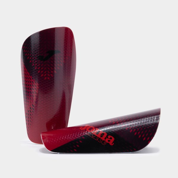 Chrániče J-PRO SHIN GUARDS červená čierna