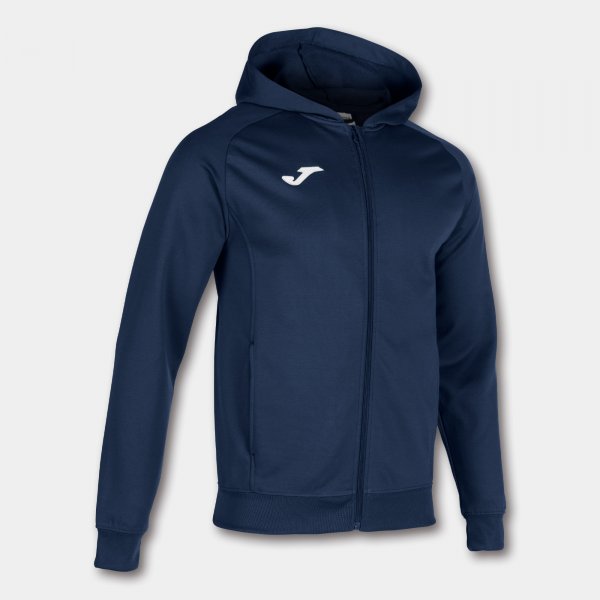 Mikina/bunda s kapucňou MENFIS HOODED JACKET modrá námornícka