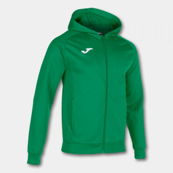 Mikina/bunda s kapucňou MENFIS HOODED JACKET zelená