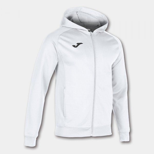 Mikina/bunda s kapucňou MENFIS HOODED JACKET biela