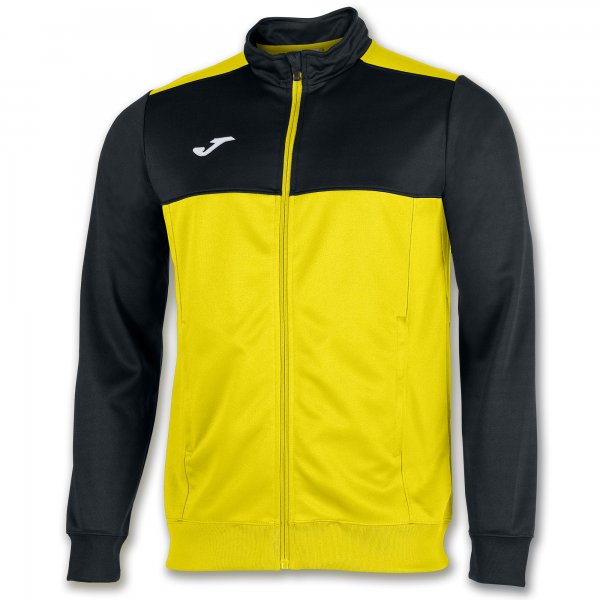 Mikina / bunda JACKET WINNER žltá čierna