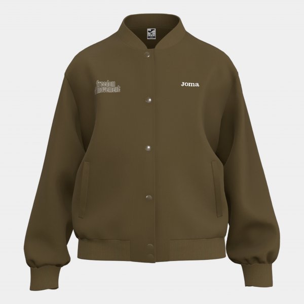 Mikina JOMA KIDS FULL ZIP SWEATSHIRT hnedá