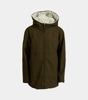 Bunda do dažďa KIDS CAMP RAINCOAT hnedá