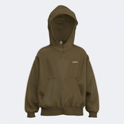 Mikina JOMA KIDS  ZIP-UP HOODIE hnedá
