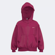 Mikina JOMA KIDS  ZIP-UP HOODIE fialová