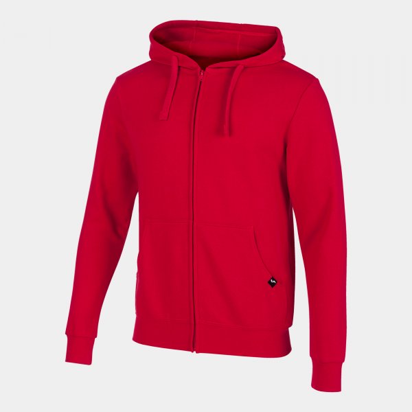 Mikina s kapucňou JACKET JUNGLE ZIP-UP HOODIE červená