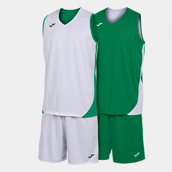 Basketbalový set KANSAS TWO-PIECE SET zelená čierna
