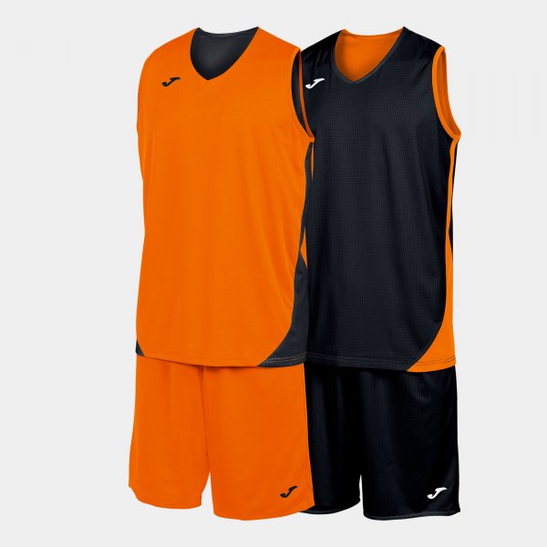 Basketbalový set KANSAS TWO-PIECE SET oranžová čierna