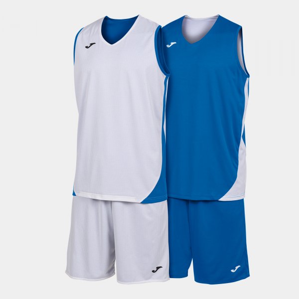 Basketbalový set KANSAS TWO-PIECE SET azúrová biela