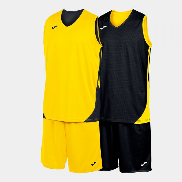 Basketbalový set KANSAS TWO-PIECE SET žltá čierna