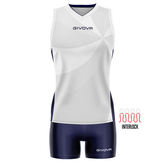 Dres KIT ELICA VOLLEY biela-modrá