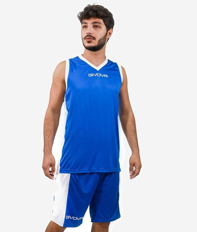 Basketbalový set KIT POWER azúrová modrá-biela