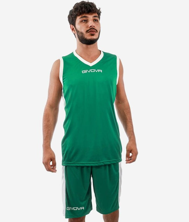 Basketbalový set KIT POWER zelená-biela