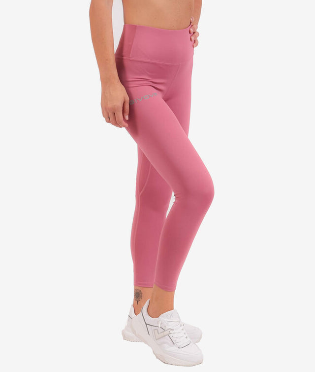 Bežecké nohavice LEGGINGS BASIC staroružová