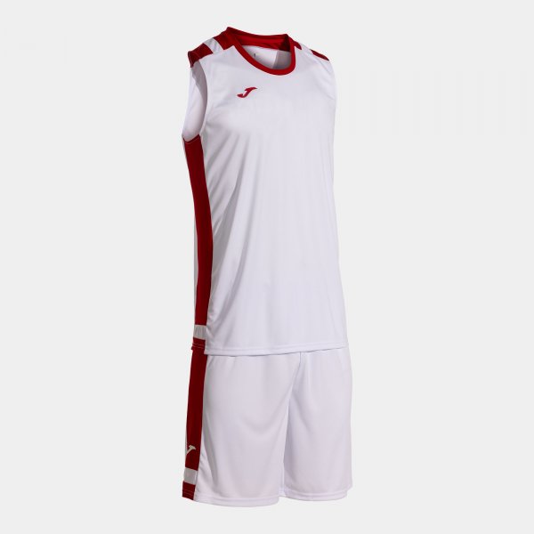 Basketbalový set LIDER BASKET SET biela červená
