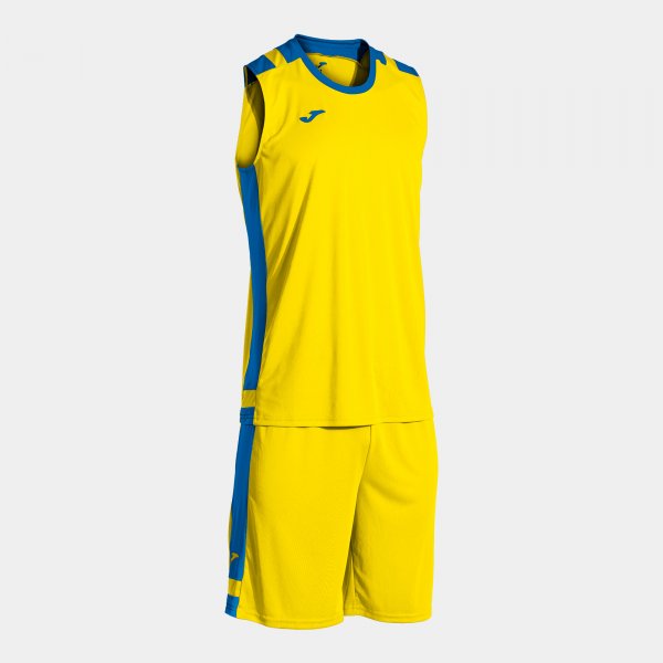 Basketbalový set LIDER BASKET SET žltá azúrová