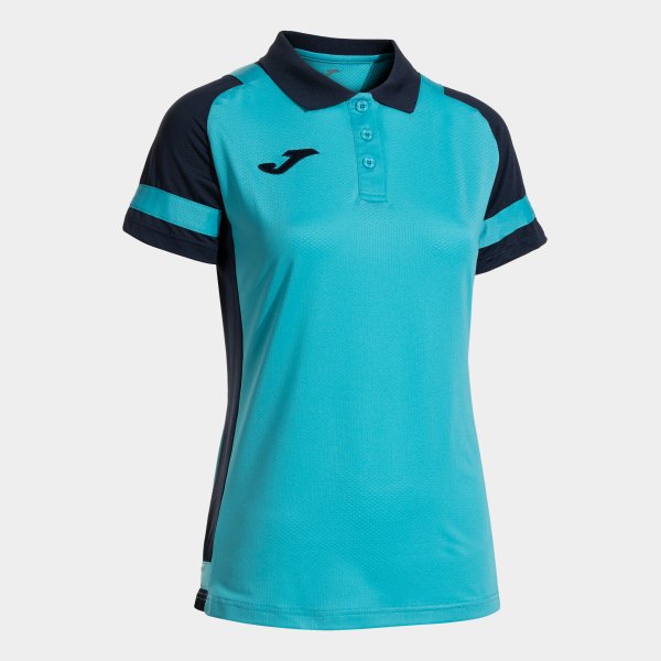 Dámske polo tričko LIDER SHORT SLEEVE POLO fluo tyrkysová