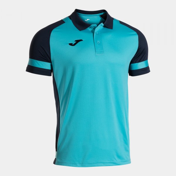 Polo tričko LIDER SHORT SLEEVE POLO fluo tyrkysová
