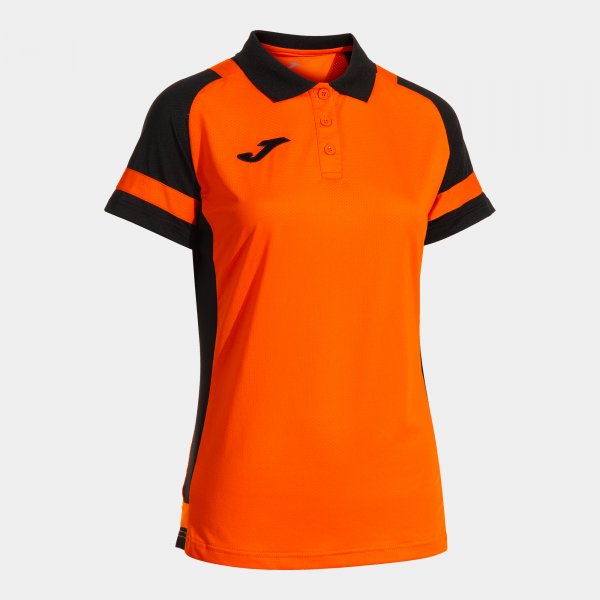 Dámske polo tričko LIDER SHORT SLEEVE POLO oranžová čierna