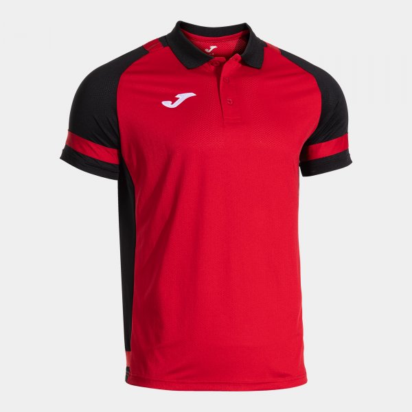 Polo tričko LIDER SHORT SLEEVE POLO červená čierna