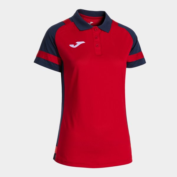 Dámske polo tričko LIDER SHORT SLEEVE POLO červená námornícka modrá