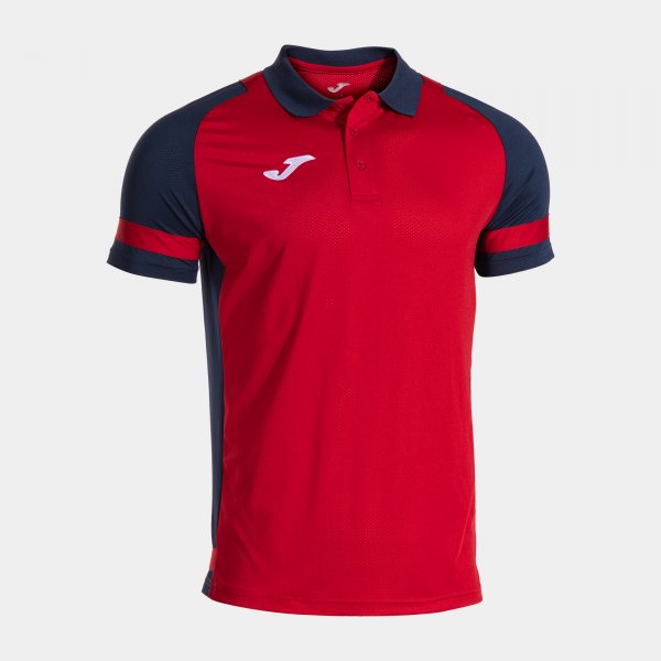PHOENIX III SHORT SLEEVE POLO RED NAVY BLUE RED-NAVY