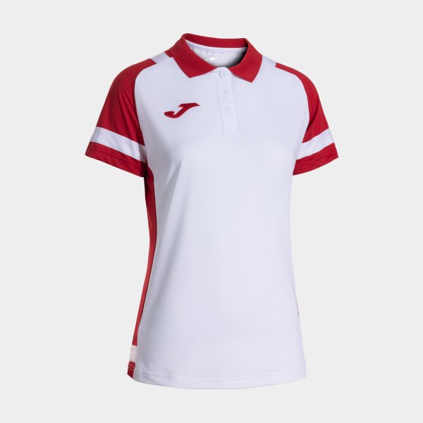 Dámske polo tričko LIDER SHORT SLEEVE POLO biela červená