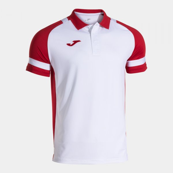 Polo tričko LIDER SHORT SLEEVE POLO biela červená