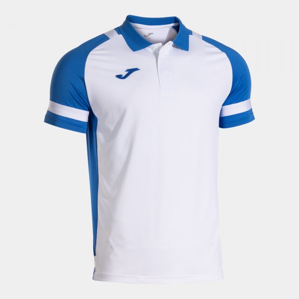 Polo tričko LIDER SHORT SLEEVE POLO biela azúrová