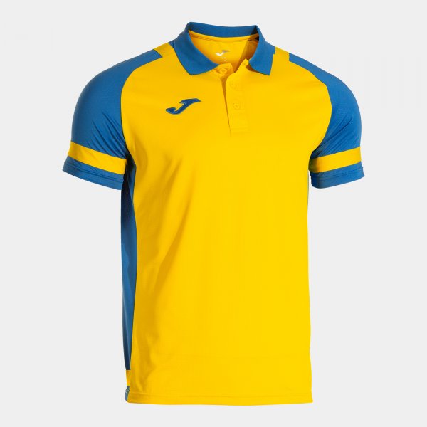 Polo tričko LIDER SHORT SLEEVE POLO žltá azúrová