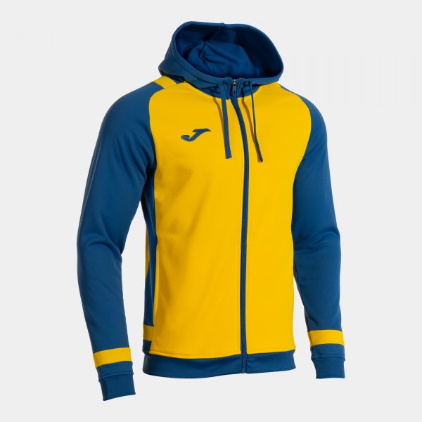 Mikina s kapucňou LIDER ZIP-UP HOODIE žltá azúrová