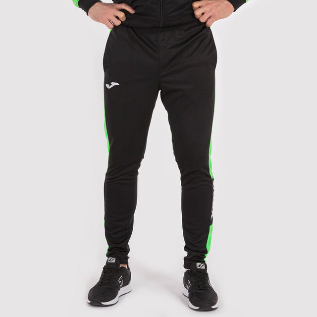 Tepláky LONG PANTS CHAMPIONSHIP IV čierna fluo zelená