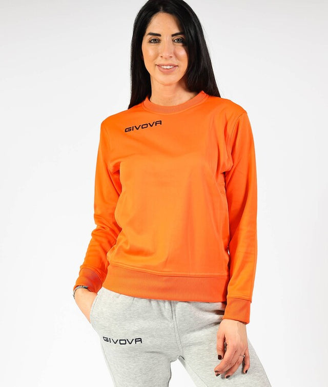 Mikina MAGLIA POLARFLEECE G/COLLO GIVOVA ONE oranžová