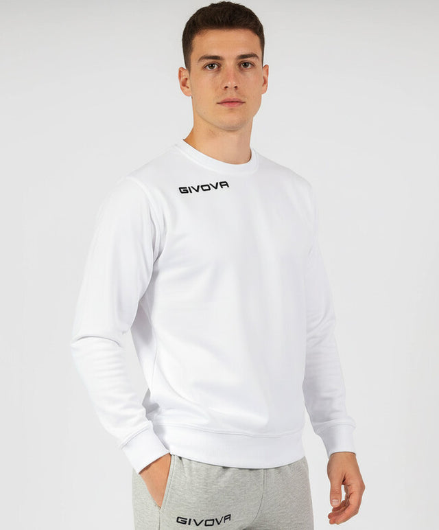 Mikina MAGLIA POLARFLEECE G/COLLO GIVOVA ONE biela