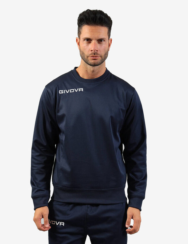 Mikina MAGLIA POLARFLEECE G/COLLO GIVOVA ONE modrá