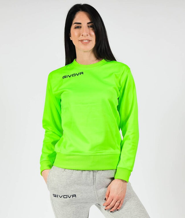 Mikina MAGLIA POLARFLEECE G/COLLO GIVOVA ONE fluo žltá