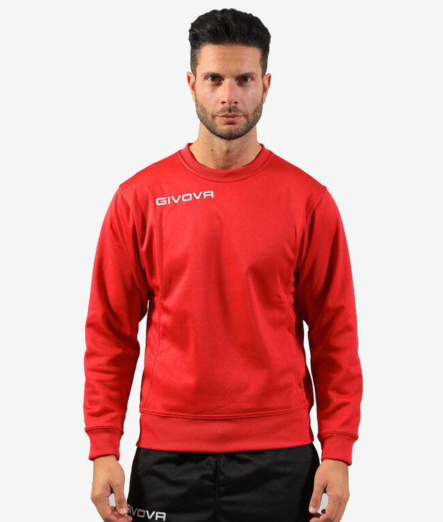 Mikina MAGLIA POLARFLEECE G/COLLO GIVOVA ONE červená