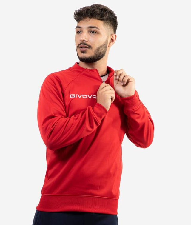 Bunda MAGLIA POLARFLEECE TECNICA (HALF ZIP) 500 červená