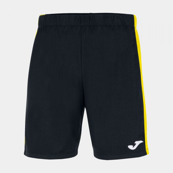 Futbalové šortky MAXI SHORT čierna žltá