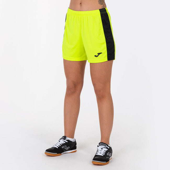 YELLOW FLUORO-BLACK MAXI SHORTS AMARILLO FLÚOR-NEGRO