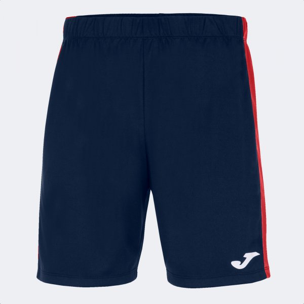 Futbalové šortky MAXI SHORT modrá námornícka červená