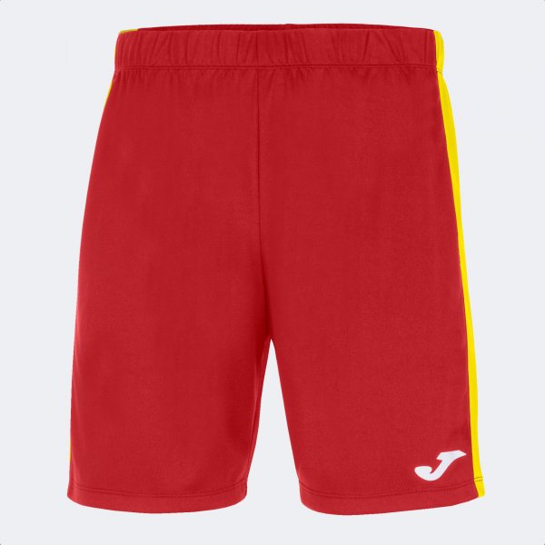 Futbalové šortky MAXI SHORT červená žltá