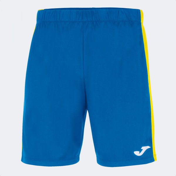 Futbalové šortky MAXI SHORT azúrová žltá