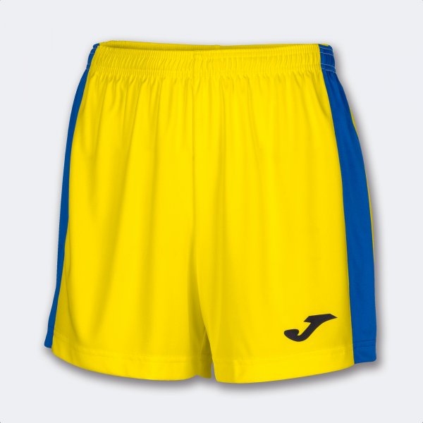 Dámske futbalové šortky MAXI SHORT žltá azúrová