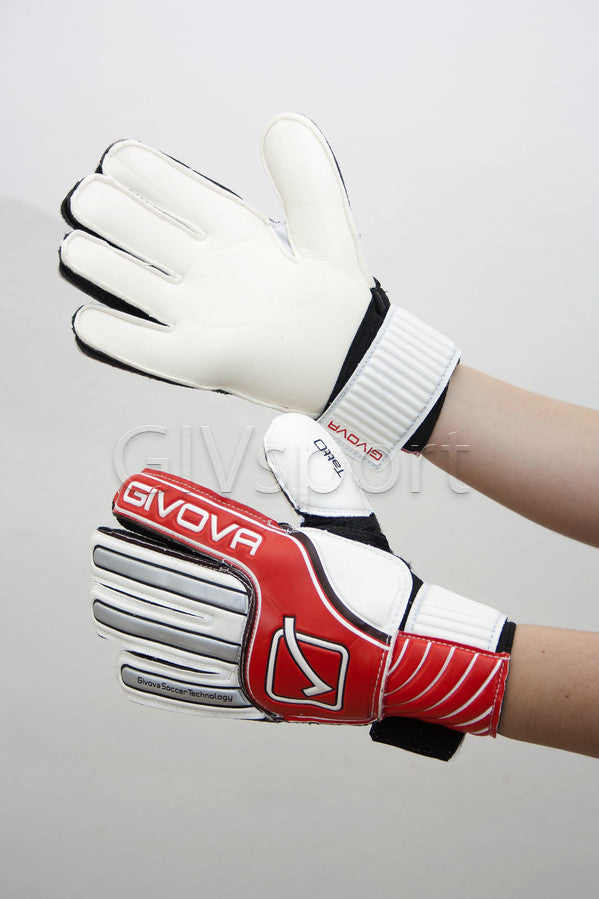 GUANTO TATTO BIANCO/ROSSO