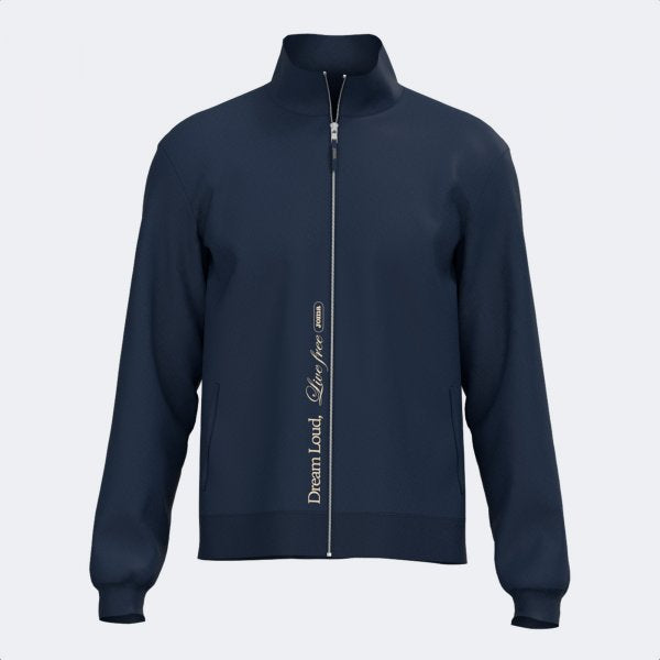 Mikina MIMETIC FULL ZIP SWEATSHIRT modrá námornícka