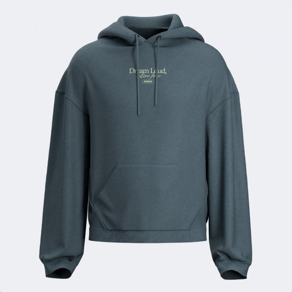 Mikina MIMETIC HOODIE modrá - šedá