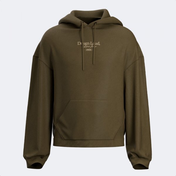 Mikina MIMETIC HOODIE hnedá