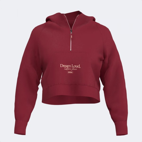 Dámska mikina MIMETIC HOODIE DARK RED WINE