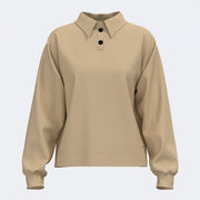 Dámske polo tričko MIMETIC LONG SLEEVE POLO béžová